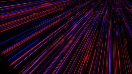 Poster - Abstract hyperspace background