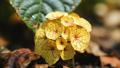 Sticker - Vibrant hydrangea blossom, fresh beauty in nature generated by AI