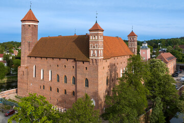 Wall Mural - Old gothic castle in Lidzbark Warminski, Poland, Europe