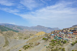 Fototapeta Dmuchawce - Travel through the mountainous regions of Dagestan on a sunny spring day