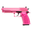 Pink gun handgun isolated - Generative AI