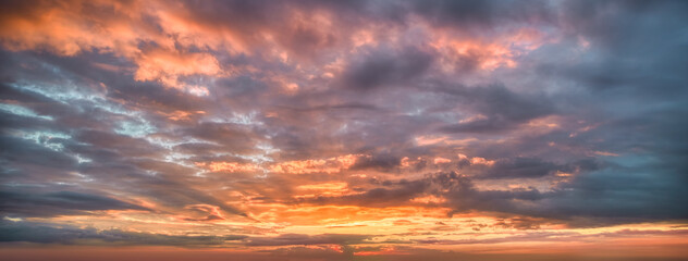 colorful tropical sunrises and sunsets - ocudrone aerial sky images