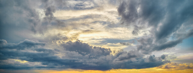 Wall Mural - colorful tropical sunrises and sunsets - ocudrone aerial sky images