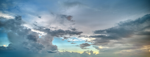 Wall Mural - colorful tropical sunrises and sunsets - ocudrone aerial sky images