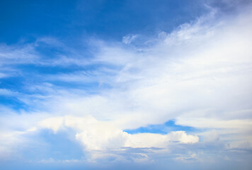 Wall Mural - beautiful blue tropical skies - ocudrone aerial sky images