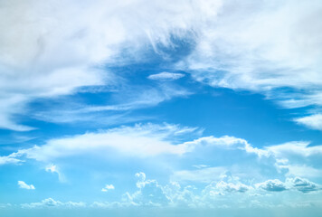 Wall Mural - beautiful blue tropical skies - ocudrone aerial sky images