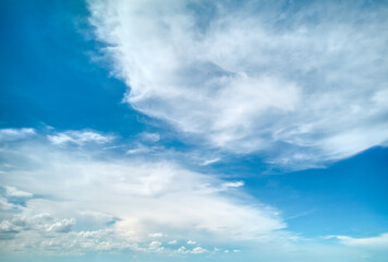 Wall Mural - beautiful blue tropical skies - ocudrone aerial sky images