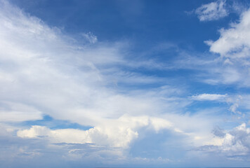 Wall Mural - beautiful blue tropical skies - ocudrone aerial sky images