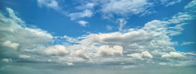 Wall Mural - beautiful blue tropical skies - ocudrone aerial sky images