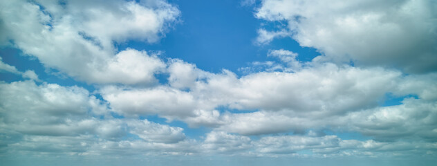 Wall Mural - beautiful blue tropical skies - ocudrone aerial sky images