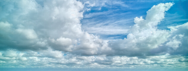 Wall Mural - beautiful blue tropical skies - ocudrone aerial sky images