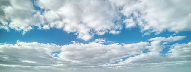 Wall Mural - beautiful blue tropical skies - ocudrone aerial sky images