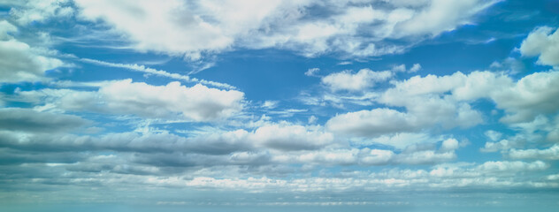 Wall Mural - beautiful blue tropical skies - ocudrone aerial sky images