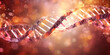 © seogi - Human DNA genome background - Generative AI