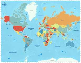  World Country Map (JPEG)