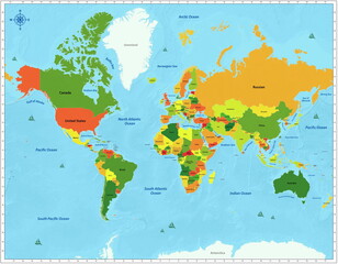  World Country Map (JPEG)