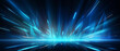 © Milan - Vector Abstract, science, futuristic, energy technology concept. Digital image of light rays, stripes lines with blue light background