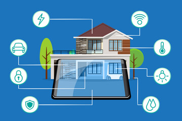 Internet of things (IoT) smart connection and control device in network of industry, resident and vehicle