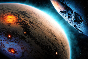 Wall Mural - space background
