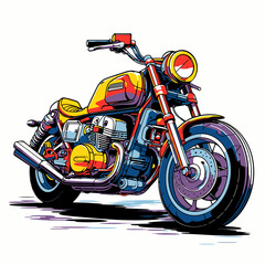 motorcycle illustration