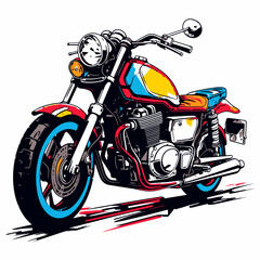 motorcycle illustration