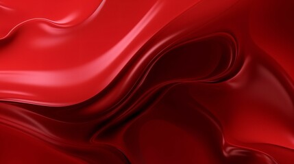 Wall Mural - ai-generated beautiful abstract and minimalistic red background