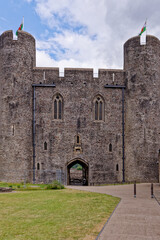 Wall Mural - Caerphilly Castle - second largest castle in United Kingdom - Caerphilly - Wales