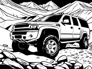 Wall Mural - off road vehicle