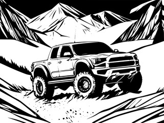 Wall Mural - off road vehicle