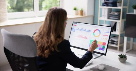 Poster - Financial Business Analytics Data Dashboard