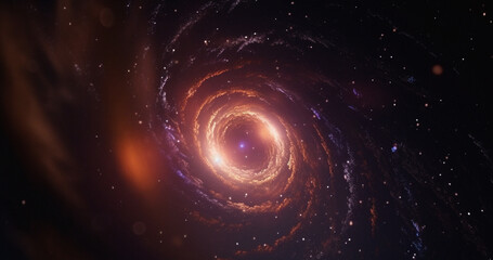 Wall Mural - stars, wormhole and galaxy space vortex in dark sky for astrology black hole, solar system and unive
