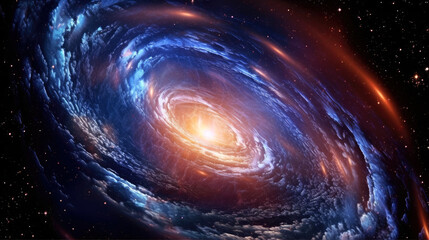 Vast starfield. Generative AI