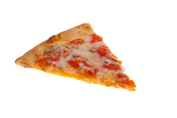 Wall Mural - cheese pizza isolated