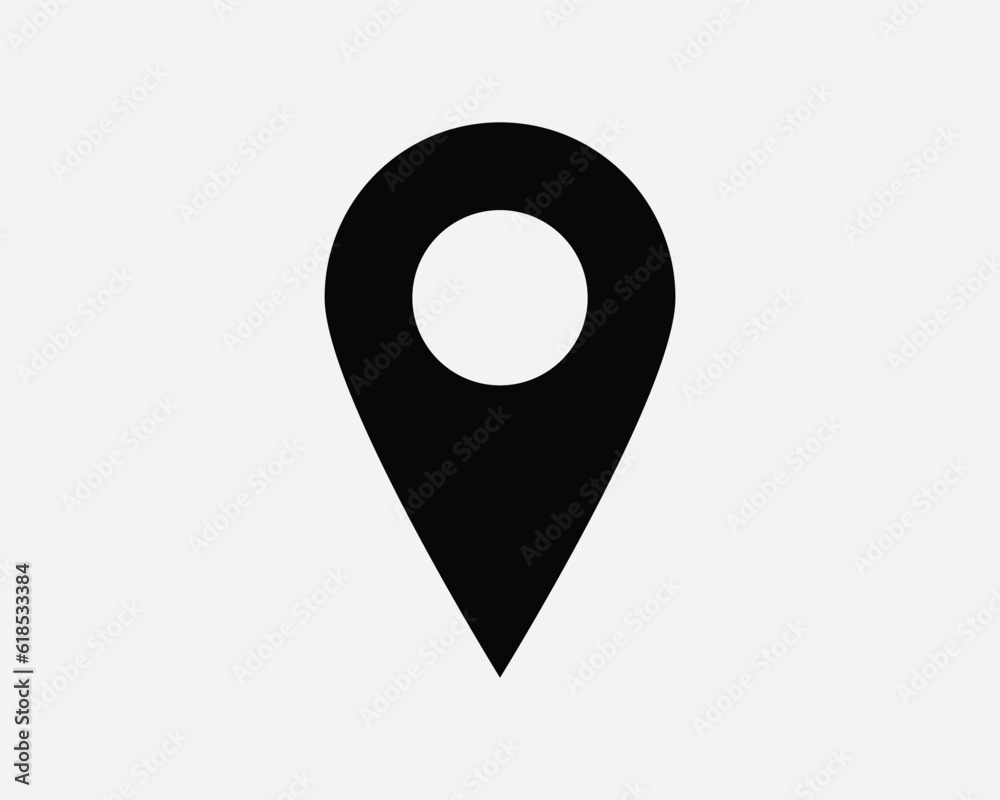 Location Pin Icon Marker GPS Navigation Position Map Place Travel ...