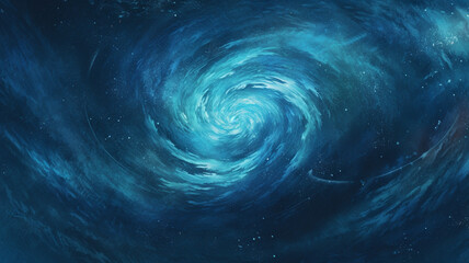 Wall Mural - color, wormhole and universe space spiral in dark sky for astrology black hole, solar system and sci