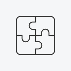 Poster - Teamwork vector icon. Management line icon. Business Management outline icon. Vector icon related to business process, team work and human resource management. 