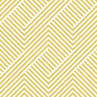 Vector geometric lines pattern. Abstract golden graphic striped ornament. Simple geometrical yellow and white quirky stripes, zigzag shapes. Modern linear background. Sport style repeat geo design