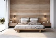 Modern Wooden Style Bedroom Interior Design