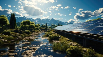 Aufkleber - Solar panel, photovoltaic, alternative electricity source.