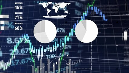 Poster - Animation of statistics and financial data processing over grid