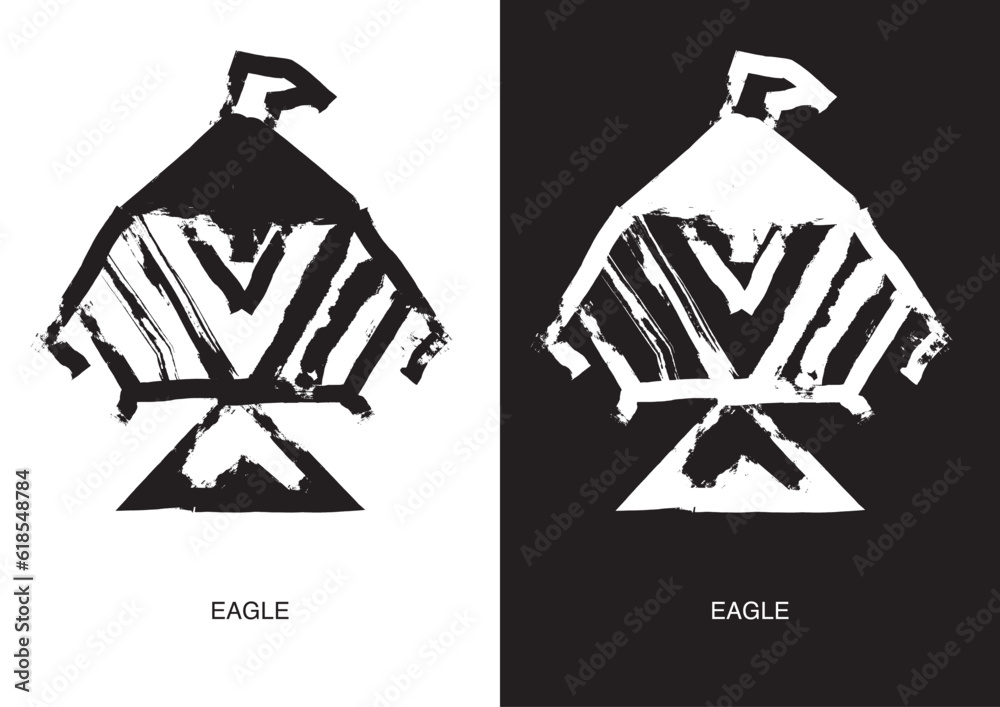 Poster of Eagle symbol. Most popular Native American Ancient Symbols ...