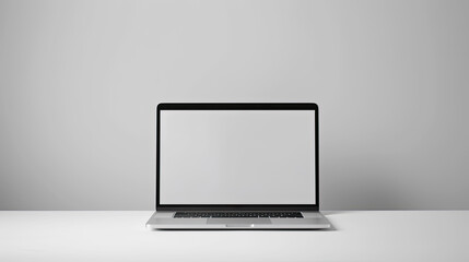 Mock-up of realistic laptop. Generative AI