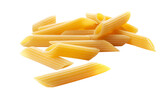 Fototapeta Młodzieżowe - raw pasta isolated on white background, top view
