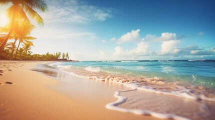 Canvas Print - Tropical Summer Sea Beach Landscape