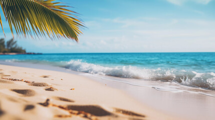 Canvas Print - Tropical Summer Sea Beach Landscape