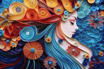 Wall Mural - A woman