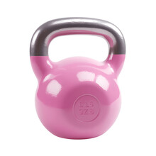 Pink Gym Kettlebell On Transparent Background, White Background, Png File With Generative Ai