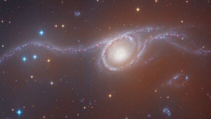Wall Mural - A Picture Of A Breathtakingly Immersive Image Of A Spiral Galaxy