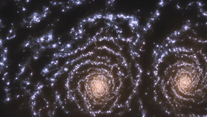Wall Mural - A Picture Of A Creatively Captivating Image Of Two Spirals