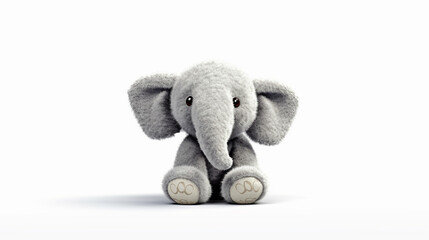 elephant toy isolate on white HD 8K wallpaper Stock Photographic Image